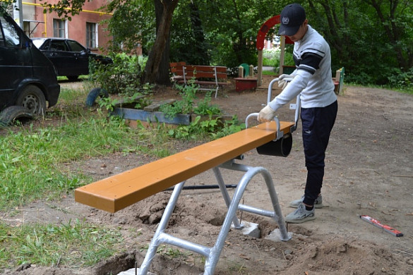 Более 700 игровых элементов установят на детских площадках в Иванове